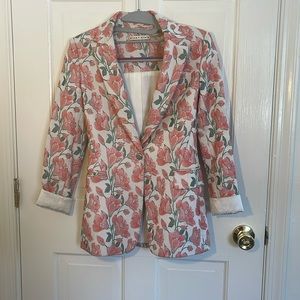 Alice and Olivia pattern blazer